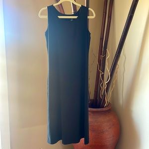 Black knit tank dress L